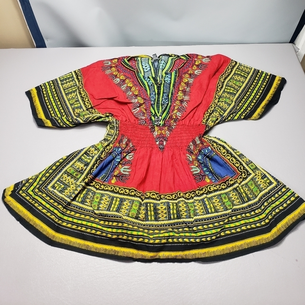Uniti casual colorful boho top one size fits most